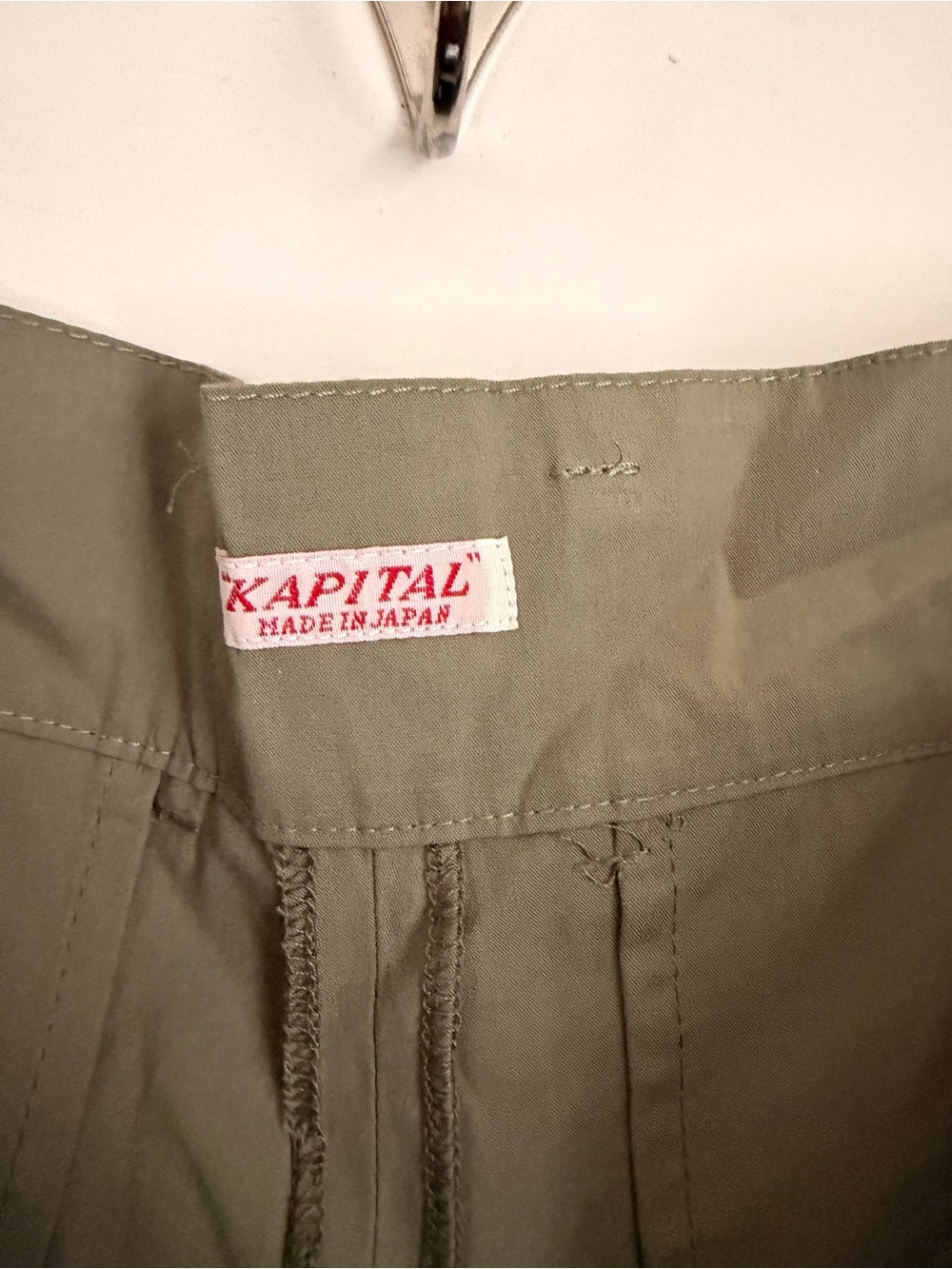 Kapital Olive Green Utility Trousers